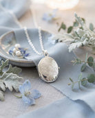 Cara Keepsakes Silver Locket Urns 'Wildflower' Locket Urn