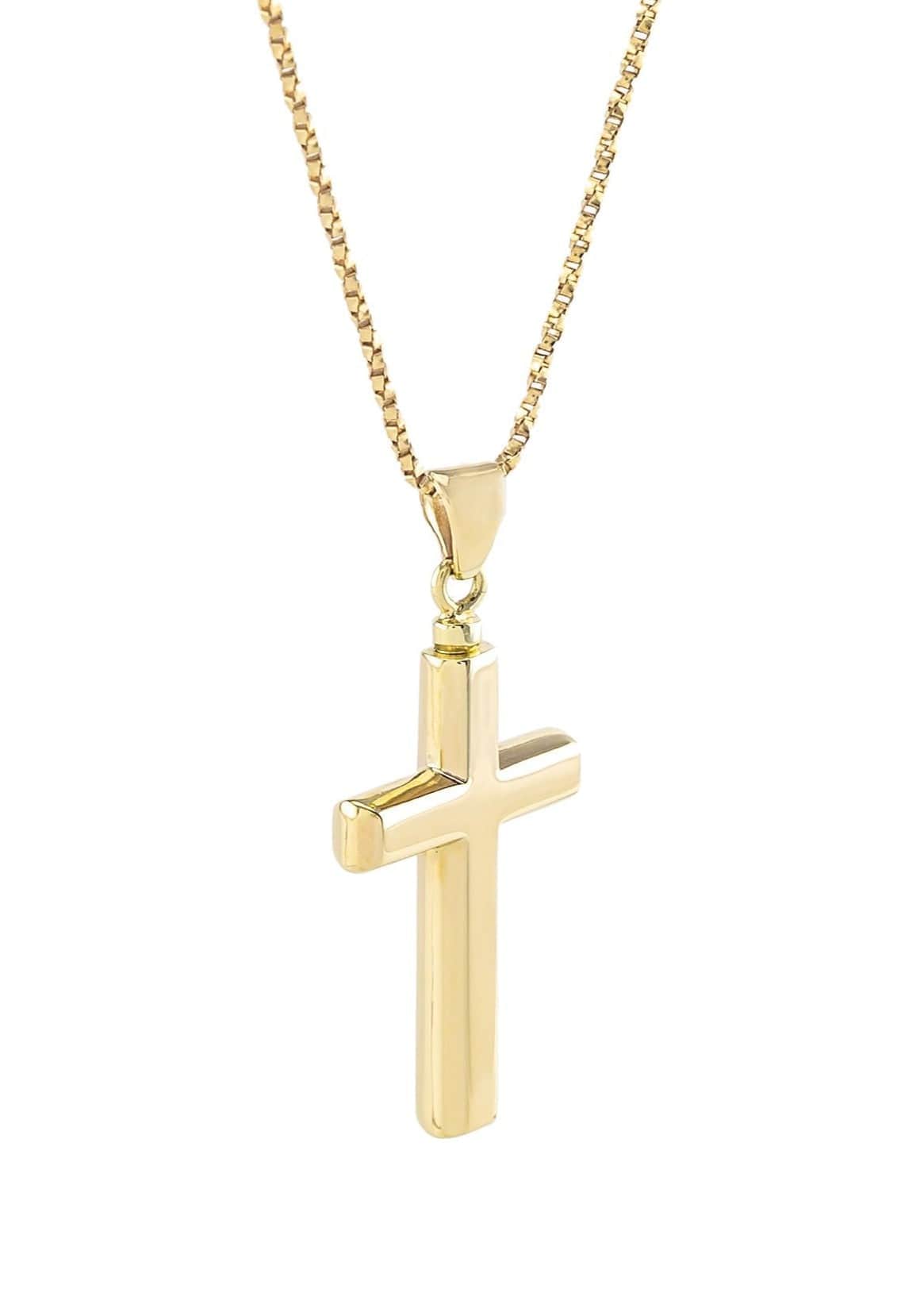 Cross Necklace for Women Ashes Urn Memorial Pendant Necklace Perfume B –  tobetrendy