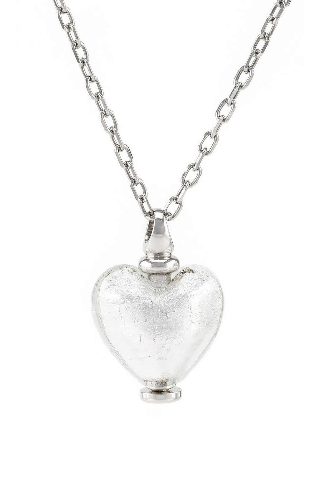 Cara Keepsakes Murano Glass Heart Urns Murano Glass Heart Urn - April