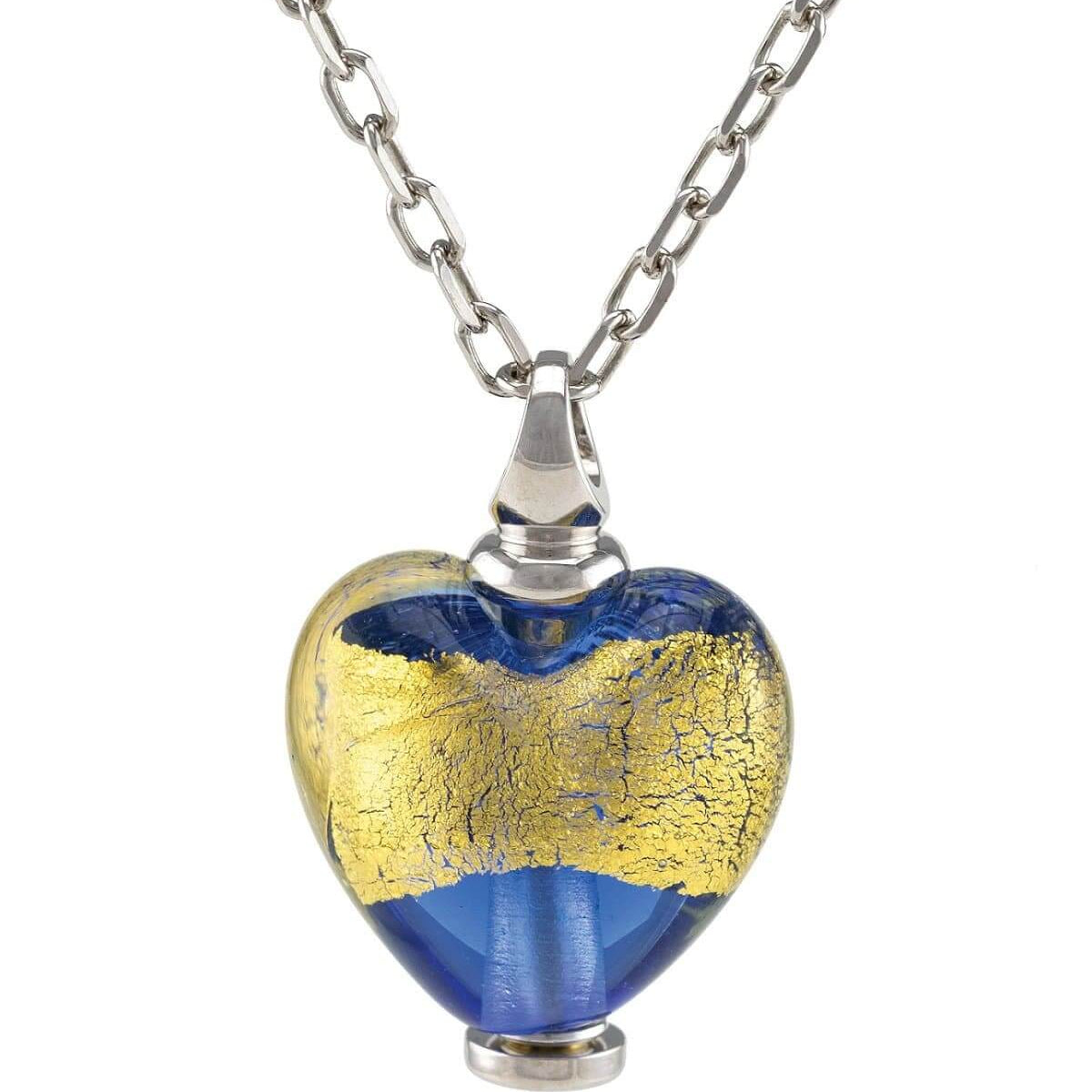 Cara Keepsakes Murano Glass Heart Urn - 'Wrapped in Glory'