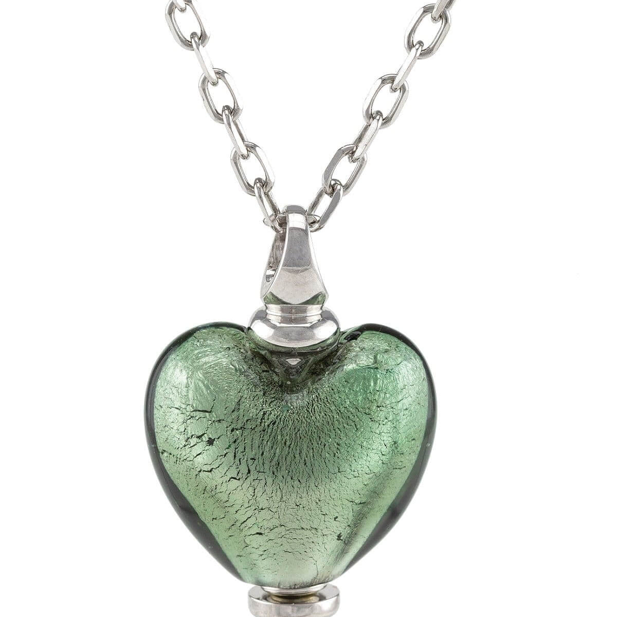Cara Keepsakes Murano Glass Heart Urns Murano Glass Heart Urn - June