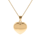 Cara Keepsakes Gold Locket Urns Gold Heart Pendant Urn (10K)