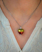Cara Keepsakes Murano Glass Heart Urns Murano Glass Heart Urn - 'Guiding Light'