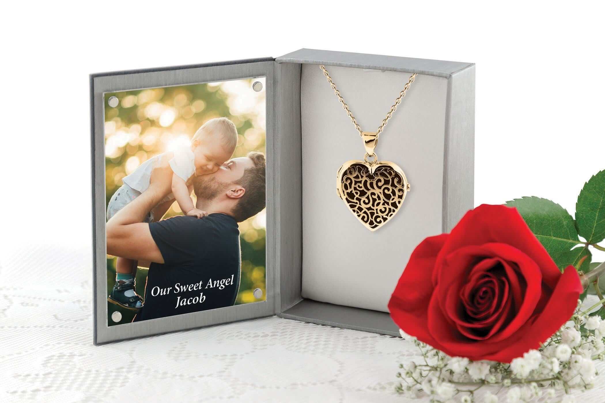 Locket for ashes on sale gold