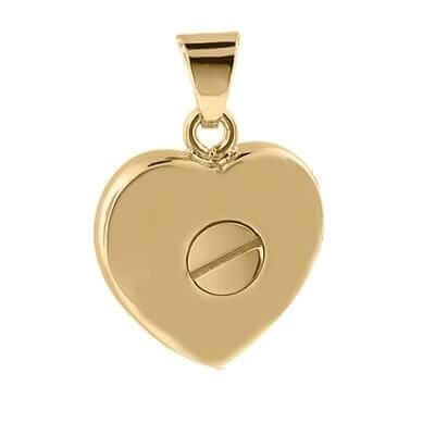 10k gold heart high quality necklace