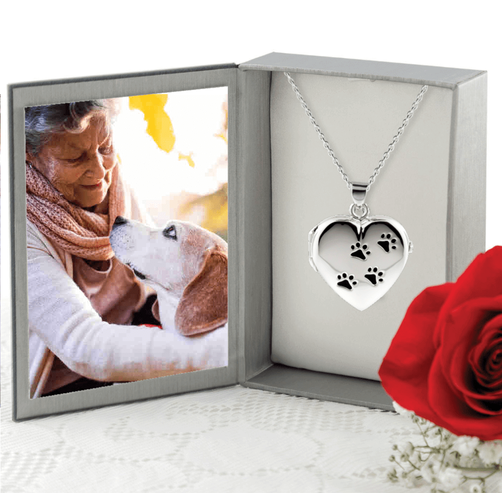 Dog locket necklace outlet